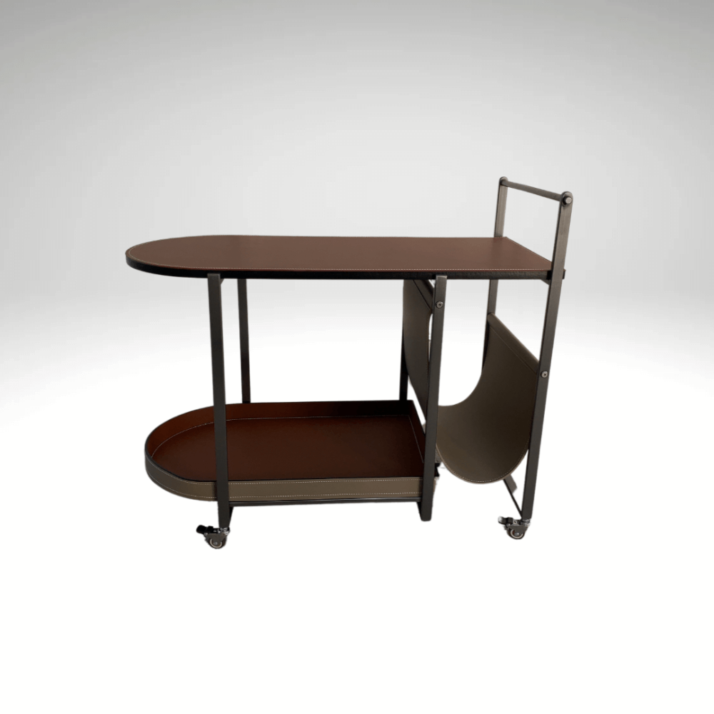 โต๊ะข้าง MJhomedesigns TB1229 สีน้ำตาล L80xW36xH60 cm_3